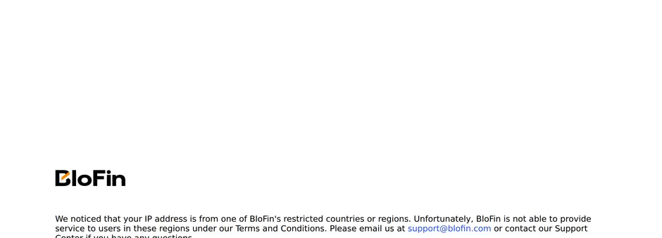 Главный экран BloFin